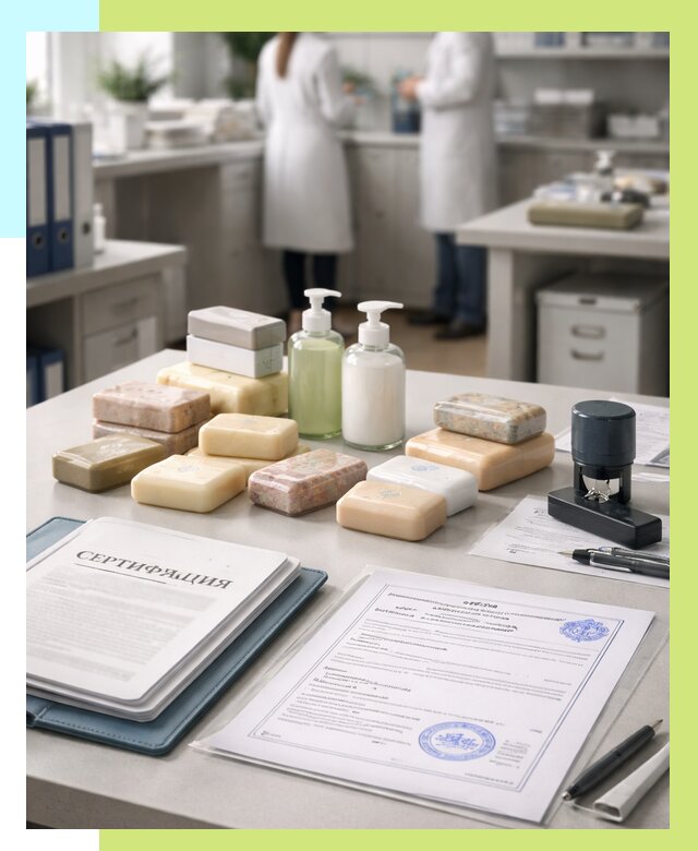 Сертификация мыла и сертификат на мыло в Павловском Посаде от 12194 | Алешин-Пвл