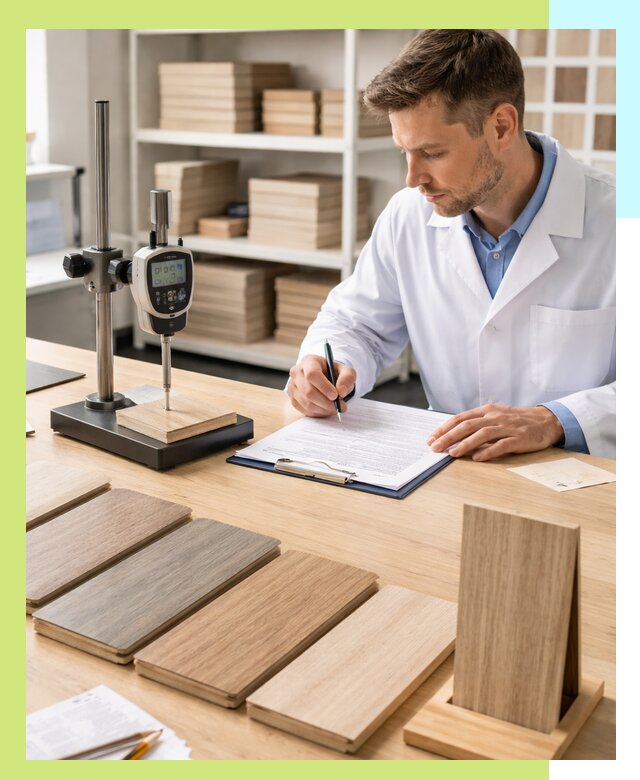 Сертификация ламината с испытаниями и оформлением документов в Павловском Посаде