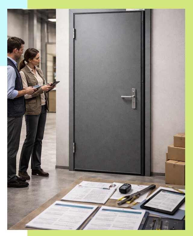 Сертификация противопожарных дверей в Павловском Посаде от 9146 р. | Алешин-Пвл