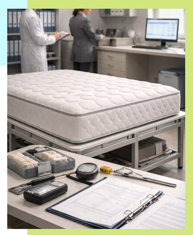 Сертификация матрасов в Павловском Посаде от 8638 р. | Алешин-Пвл