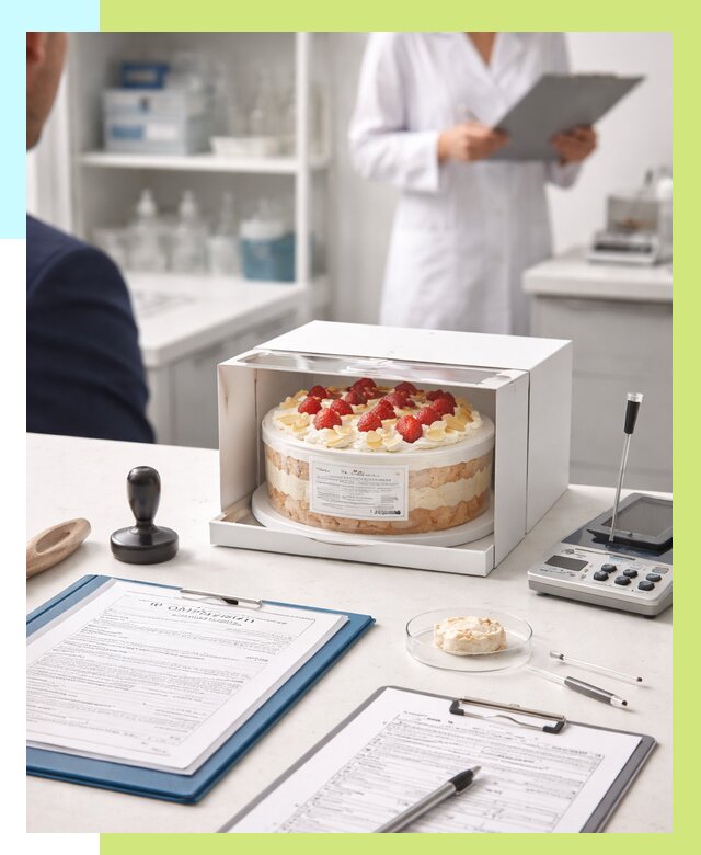 Сертификация тортов в Павловском Посаде от 9146 р. заказать | Алешин-Пвл