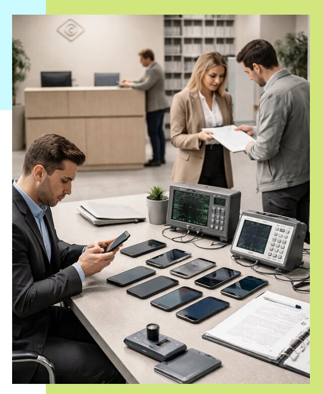 Сертификация телефонов в Павловском Посаде от 25405 р. под ключ | Алешин-Пвл