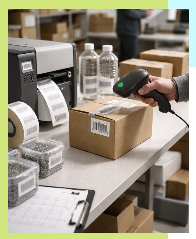 Штрихкодирование продукции и маркировка для продажи в Павловском Посаде