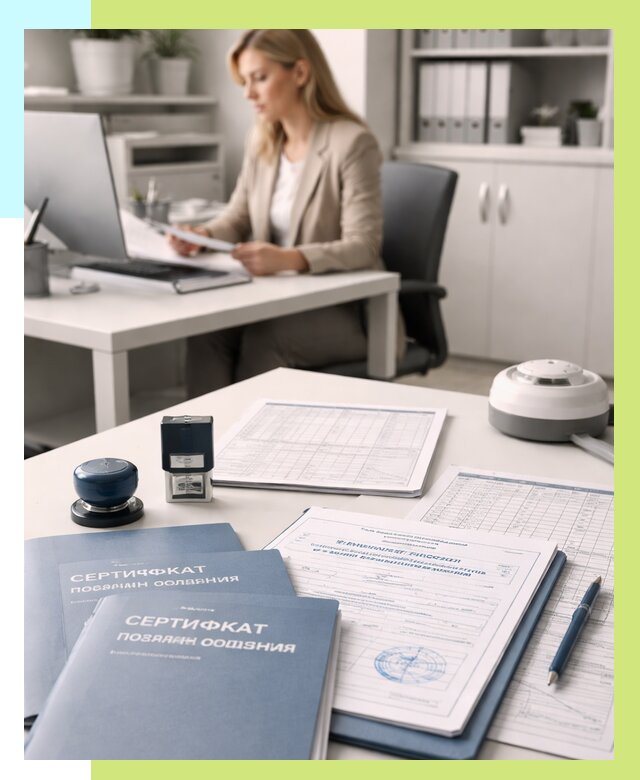 Сертификаты пожарной безопасности в Павловском Посаде от 15243 р. | Алешин-Пвл