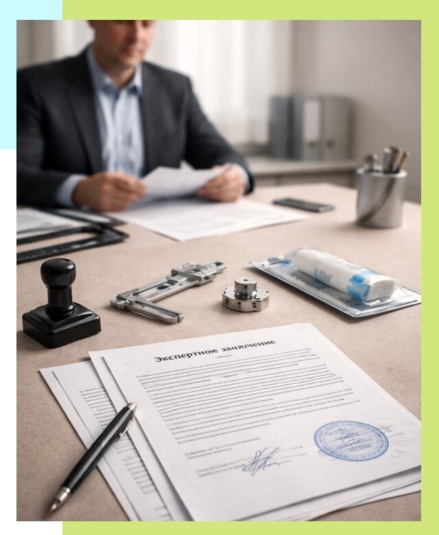 Экспертное заключение на продукцию в Павловском Посаде от 8638 р. | Алешин-Пвл