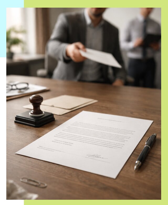 Отказное письмо по сертификации в Павловском Посаде от 3557 р. | Алешин-Пвл