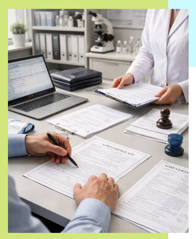 Оформление сертификата GMP в Павловском Посаде для фармпроизводства