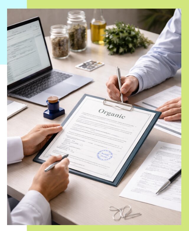 Оформление сертификат органик в Павловском Посаде от 30486 р. | Алешин-Пвл