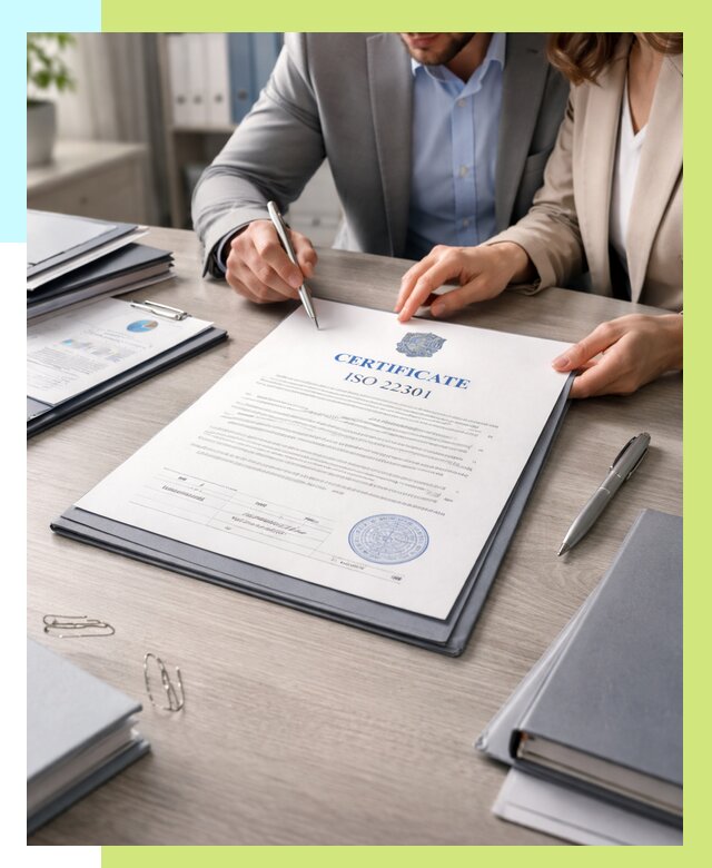 Сертификат ISO 22301 в Павловском Посаде от 45729 р. | Алешин-Пвл срочно