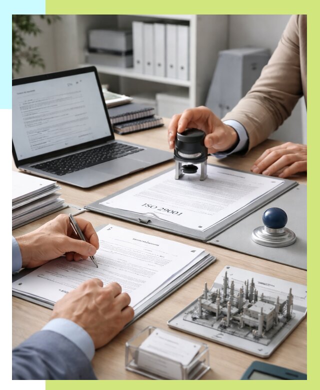 Сертификат ISO 29001 в Павловском Посаде под ключ от 76215 р. | Алешин-Пвл