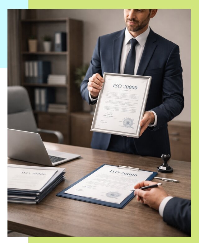 Сертификат ISO 20000 в Павловском Посаде под ключ от 121944 р., Алешин-Пвл