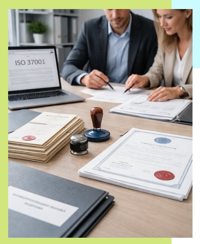 Получение сертификата ISO 37001 по системе борьбы с коррупцией в Павловском Посаде