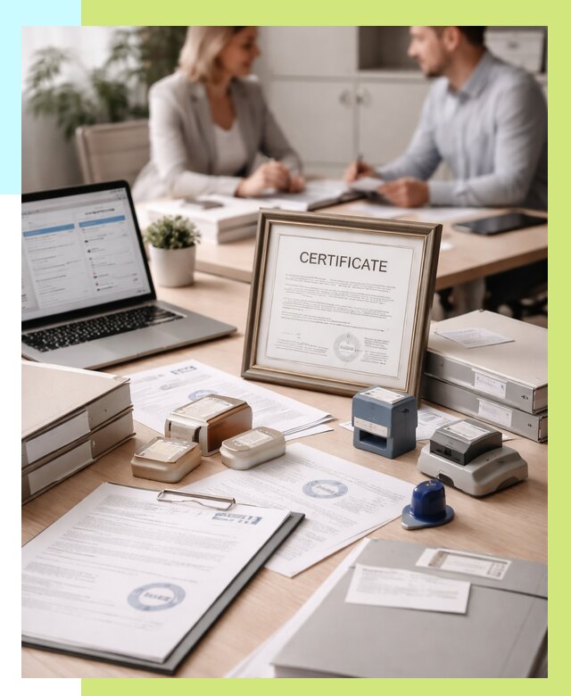 Сертификация компании в Павловском Посаде от 45729 р. | Алешин-Пвл — заказ